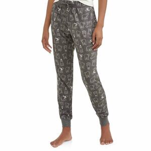 Secret Treasures Jogger pajama bottoms with polar bear design.